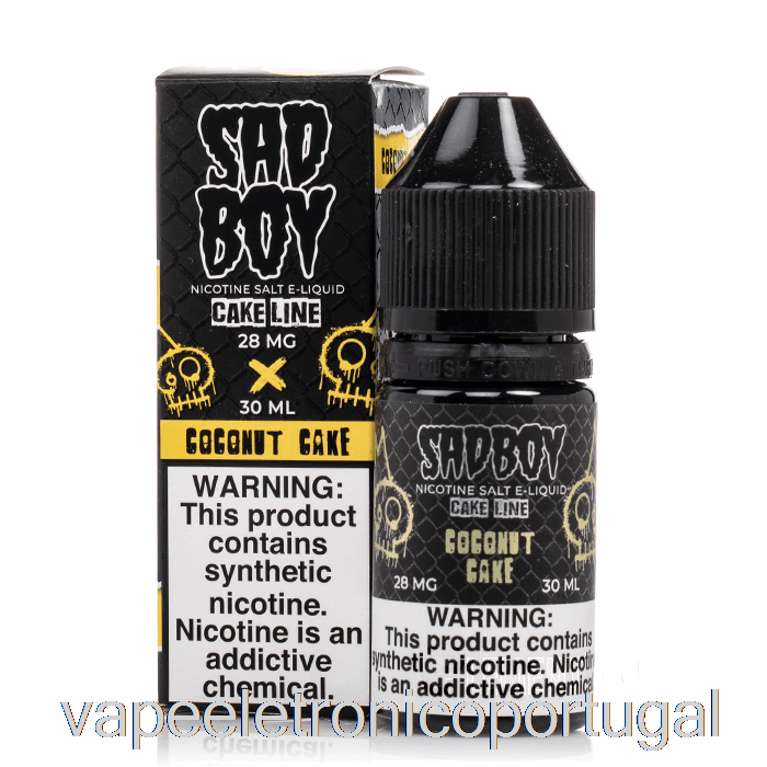 Bolo De Coco Vape Eletrônico - Sais Sadboy - 30ml 48mg